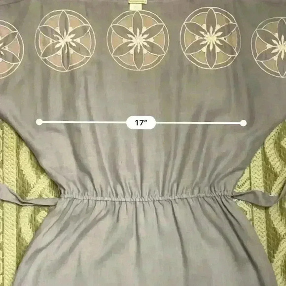 Vintage Applause II by Marge Kane Lavender A Line Short Sleeve Dress Size Small. - Picture 14 of 14